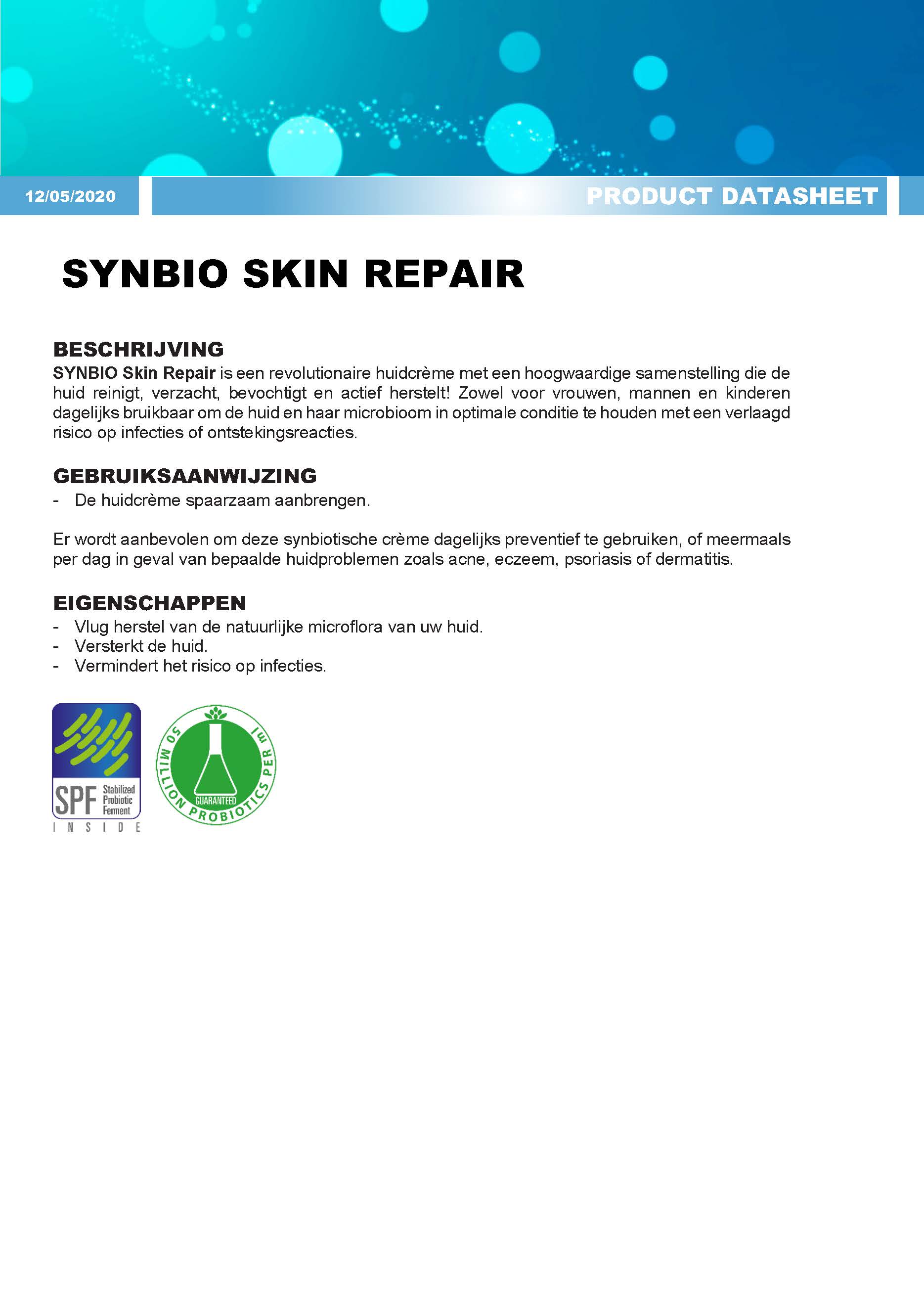 66980  Synbio Skin Repair 250 ml
