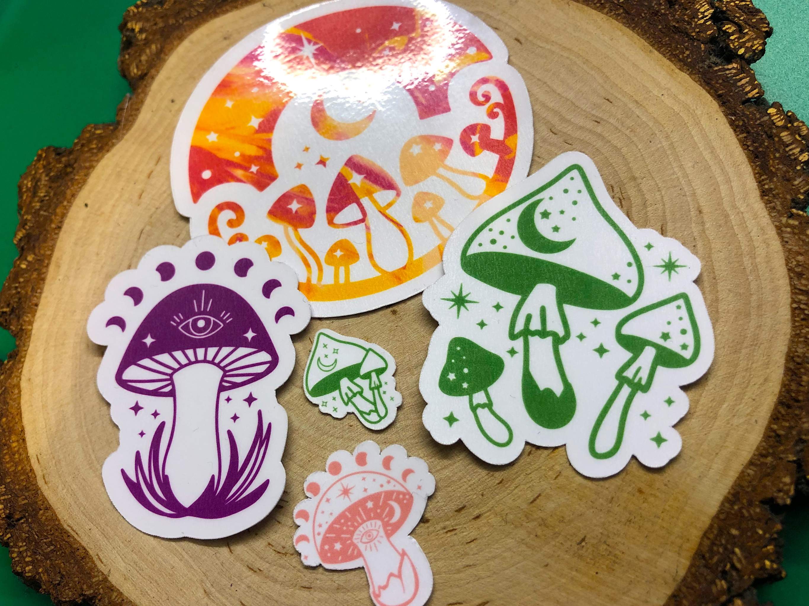 Magic Mushroom Vinyl Stickers