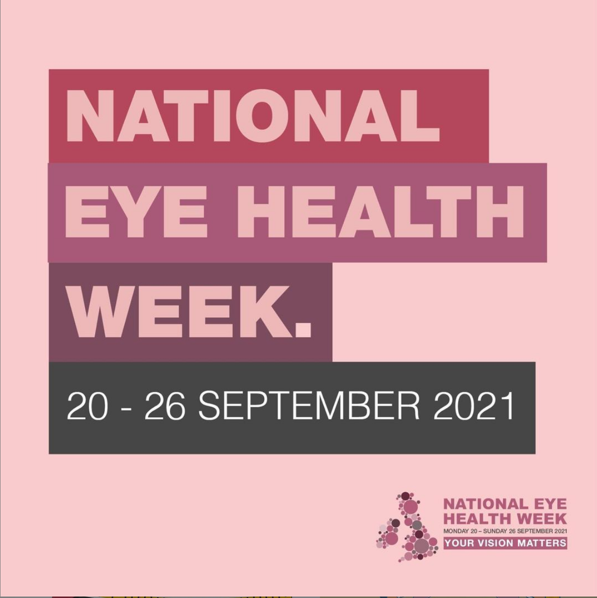 National Eye Health Week 20-26th September 2021
