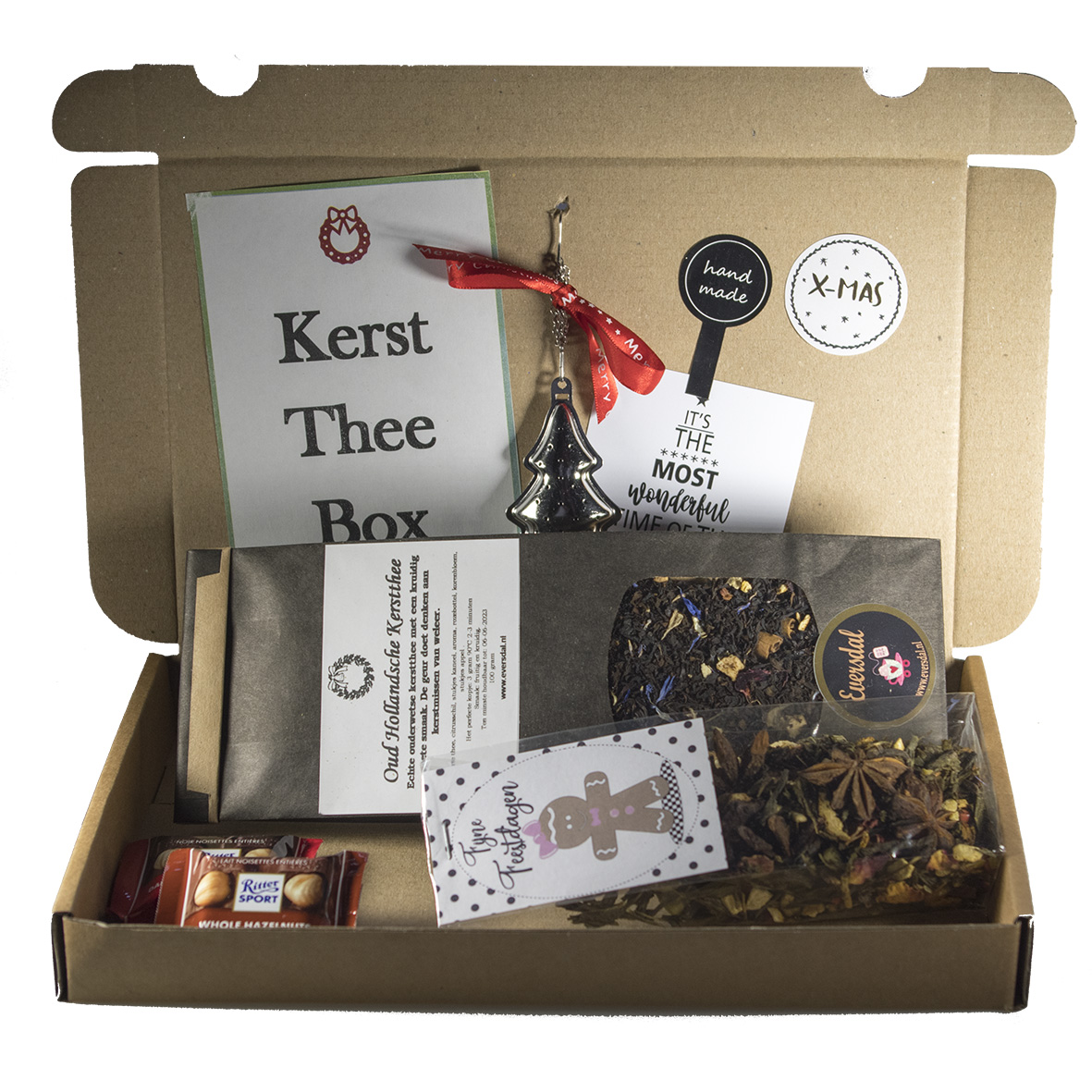 Brievenbuspakket - Kerst Thee Box