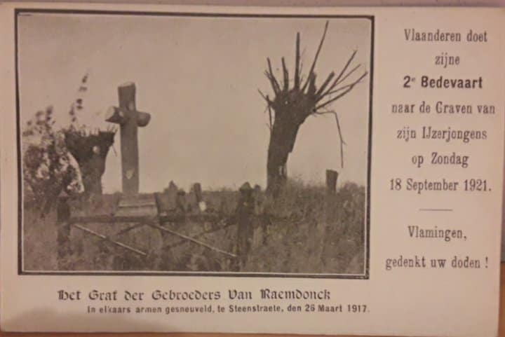 Ijzerbedevaart Diksmuide / postkaart  Ijzerbedevaart 1921 ( T19 )