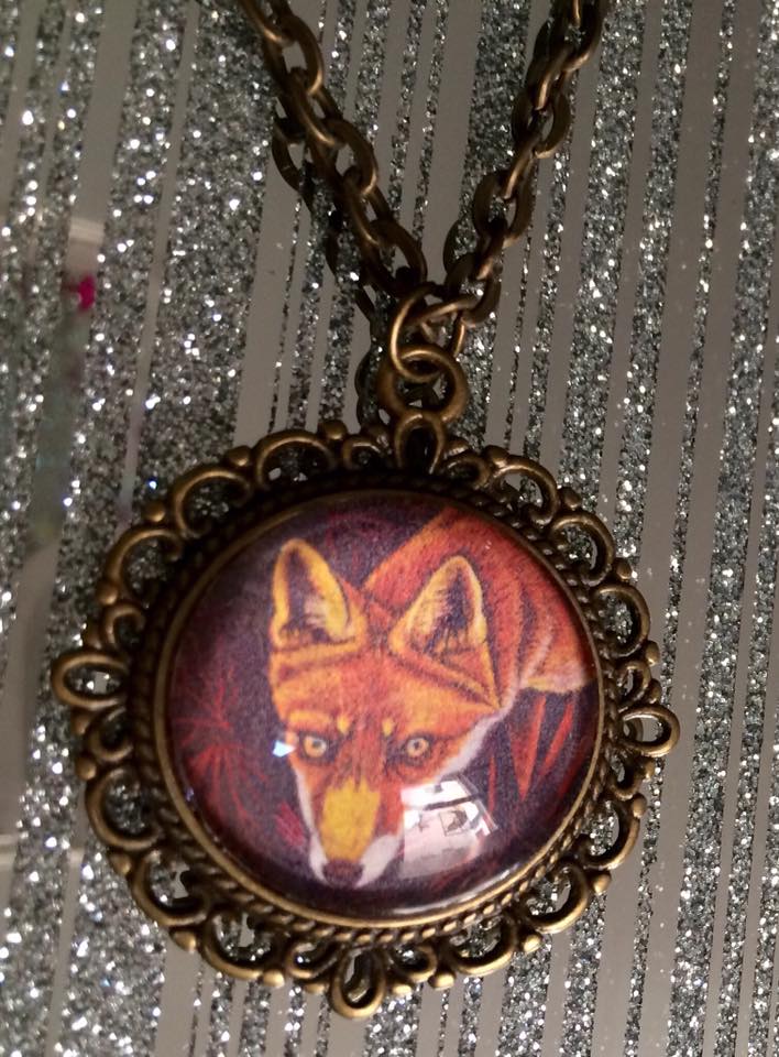 'Country Fox' copper necklace