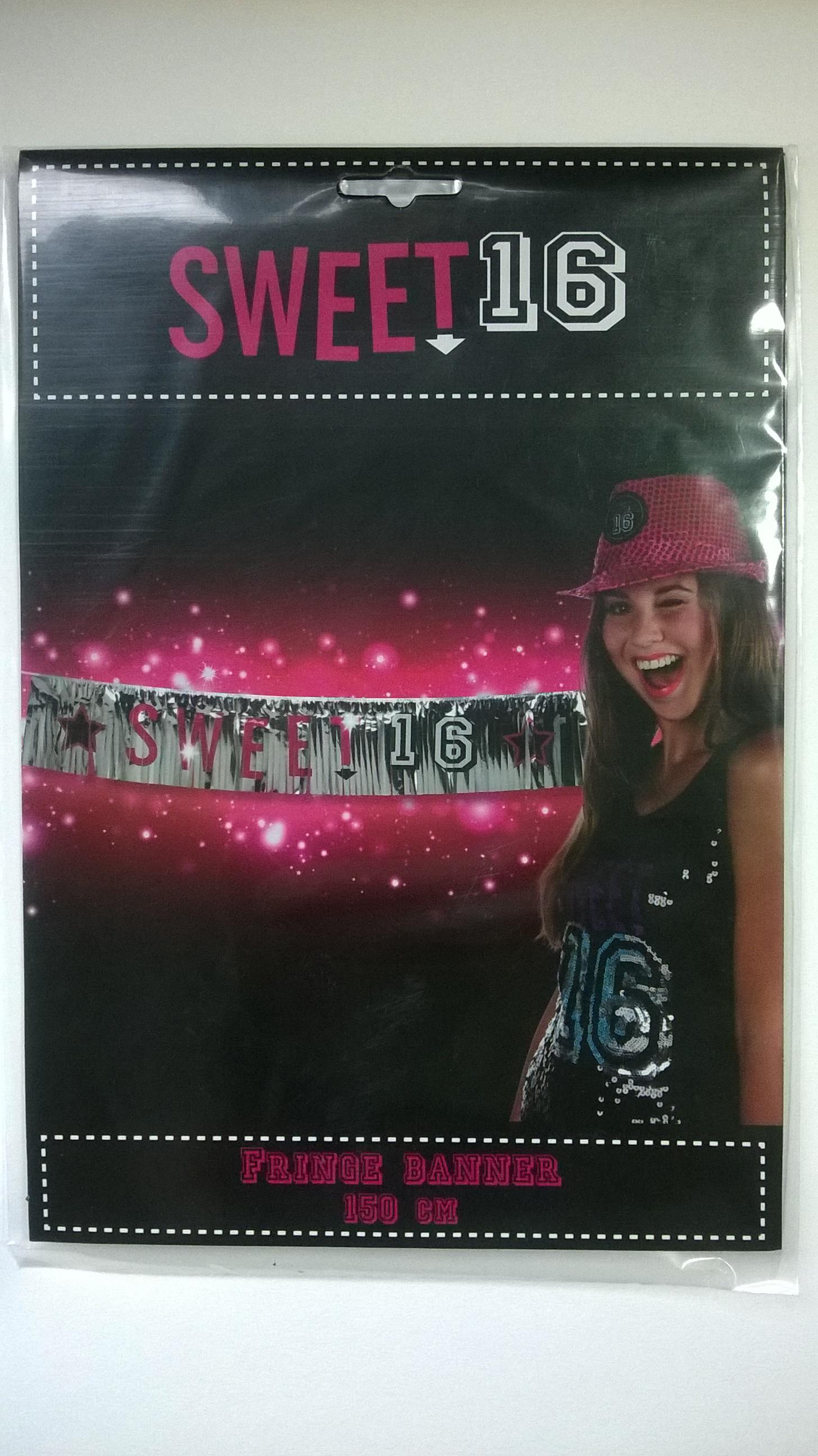 Slierten banner sweet sixteen
