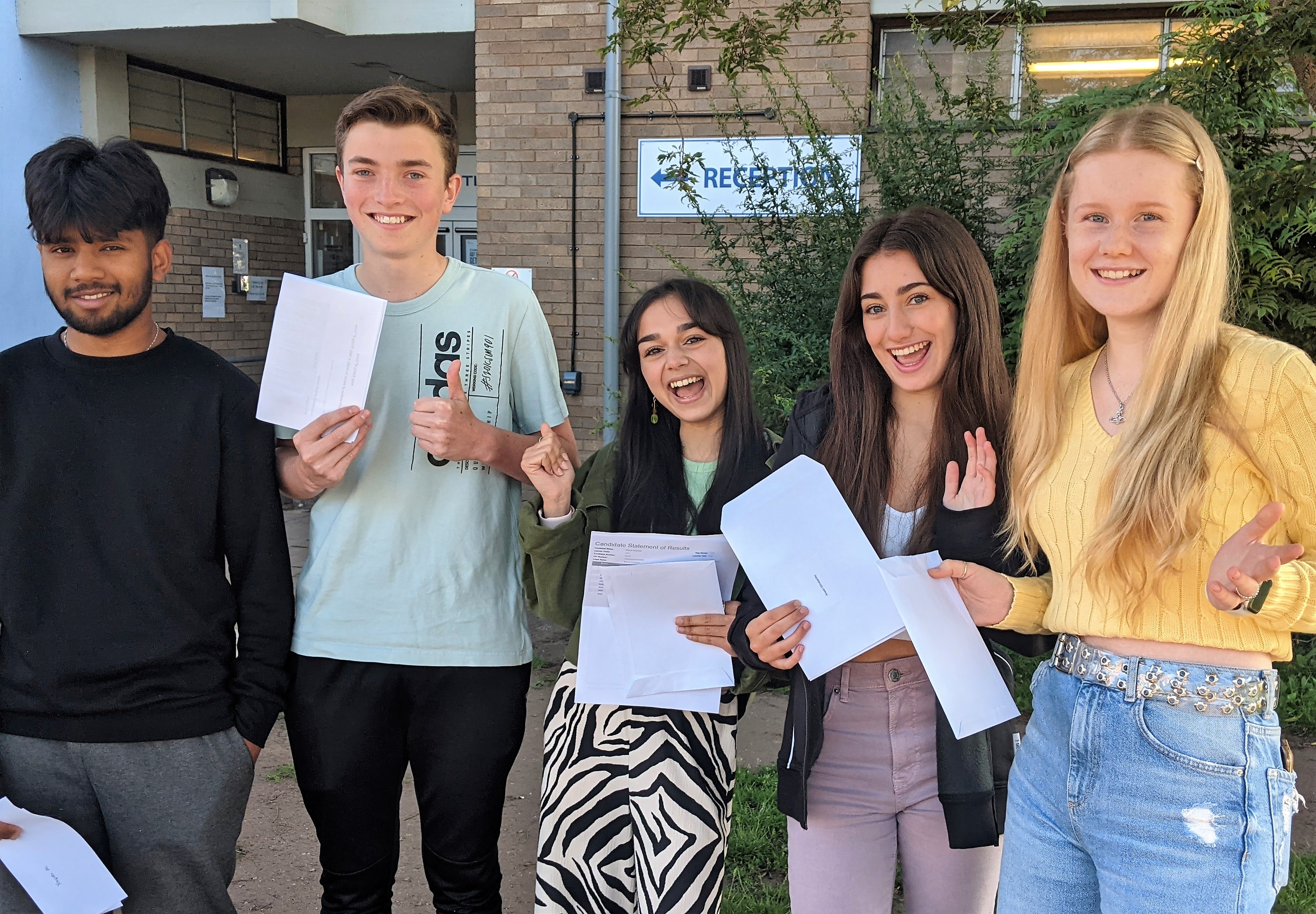 Joy at Holy Trinity School and Sixth Form as GCSE Results Released