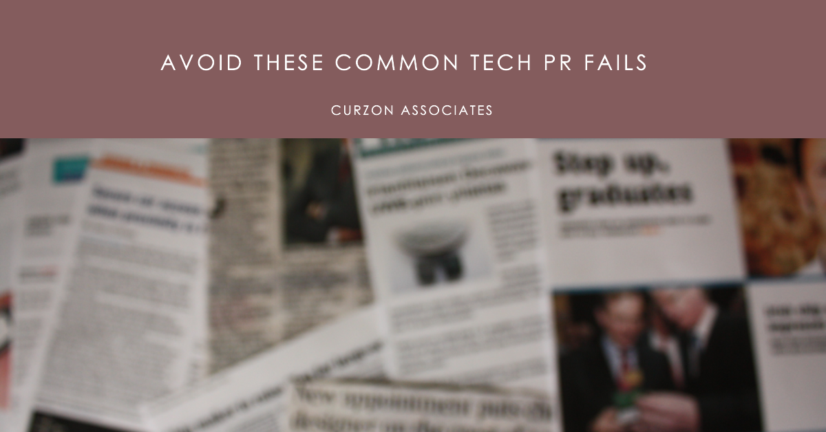 Avoid These Common Tech PR Fails