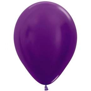 Latex ballonnen 100 stuks metallic  violet