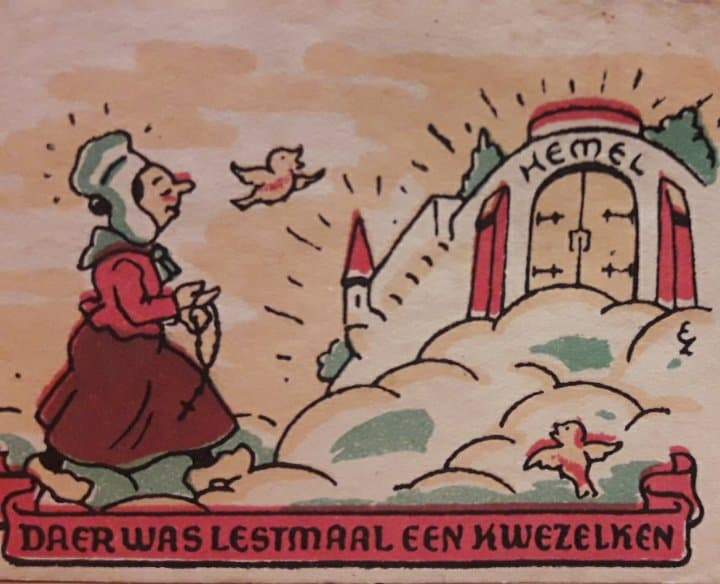 extreem zeldzaam boekje Winterhulp Vlaanderen 1943 - daer was lestmaal een kwezelken