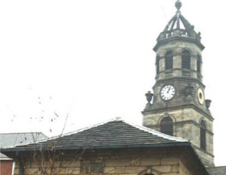 The tower of St Giles, Pontefract