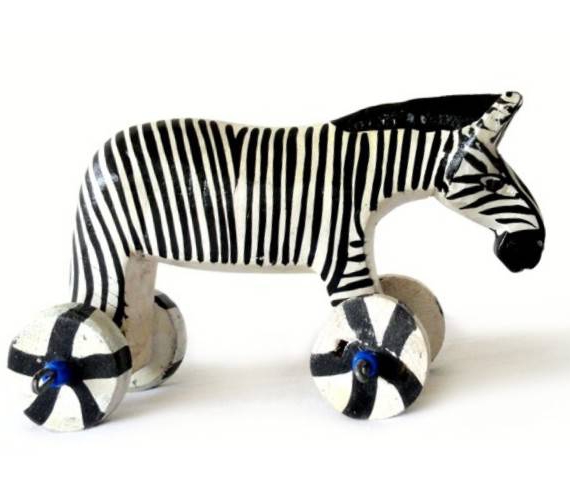 zebra push toy