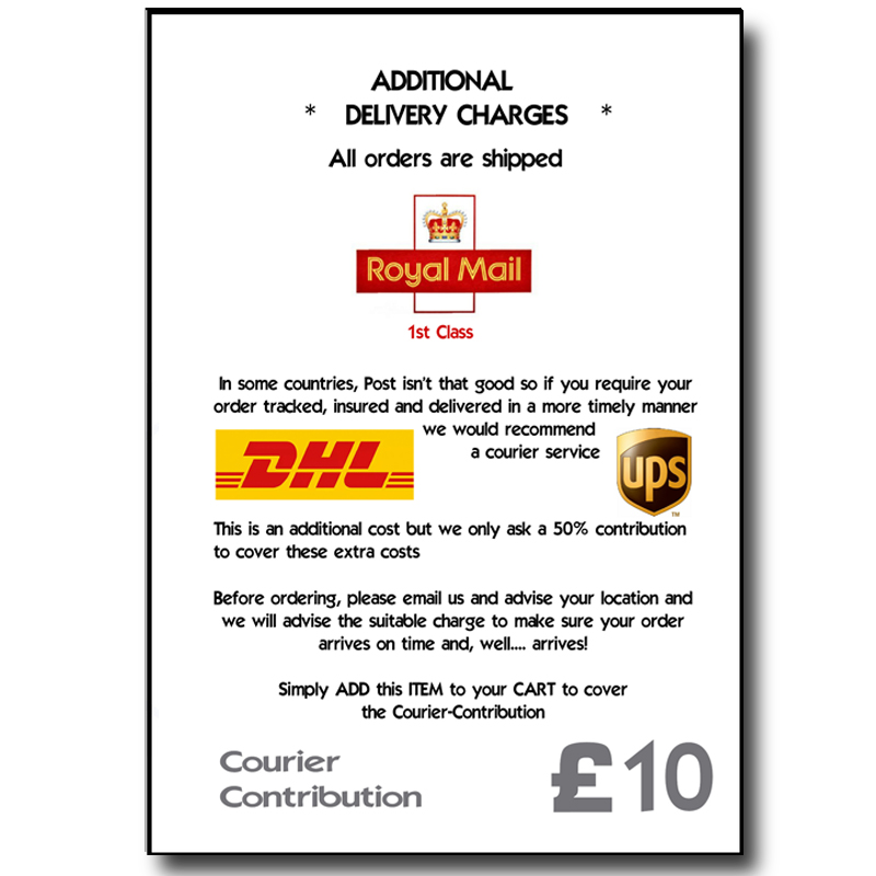 x - Courier Contribution - £10