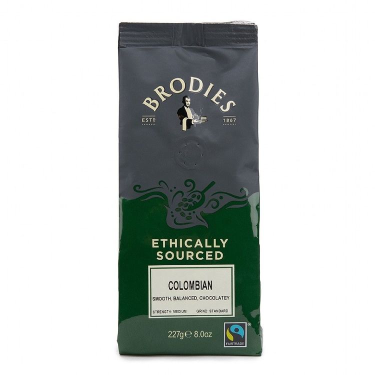 Brodie Melrose Fairtrade Colombian Coffee Beans 1kg