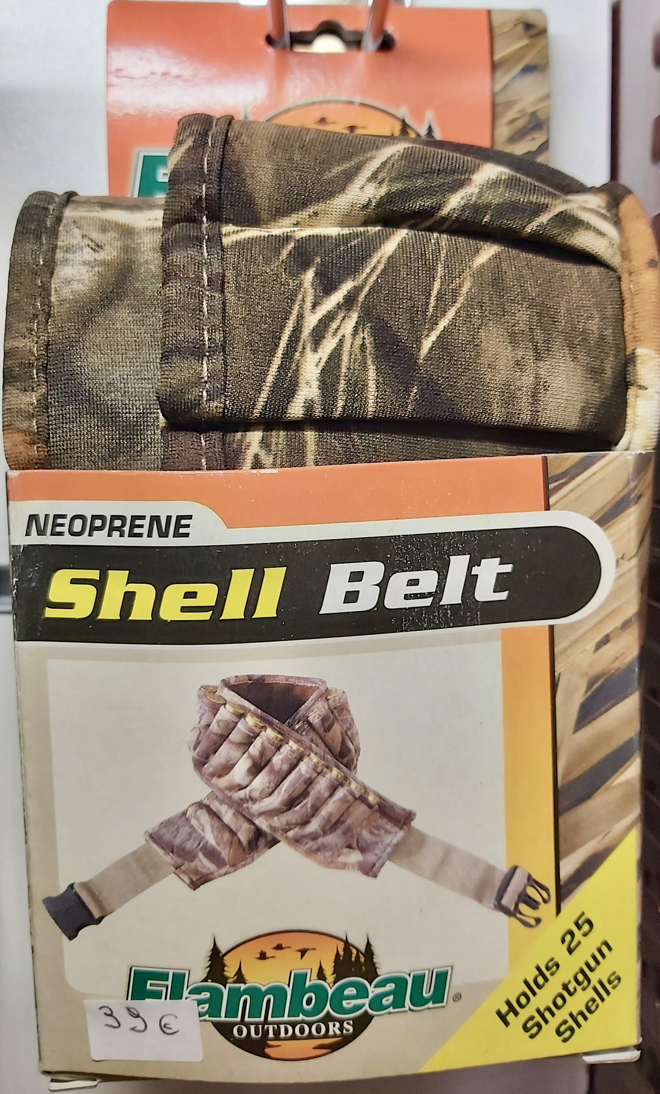 flambeau shell belt, cal 12, prijs 39€
