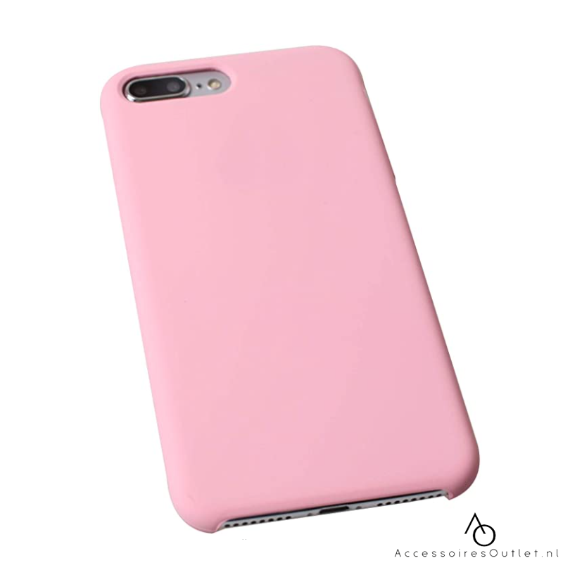 iPhone 7 Plus / 8 Plus - Premium Siliconen Hoesje - Coral