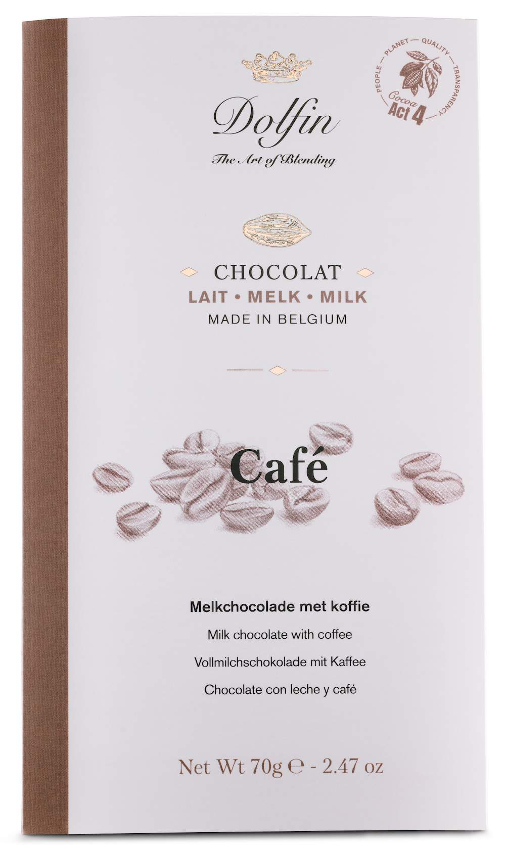 Tablet melkchocolade Koffie