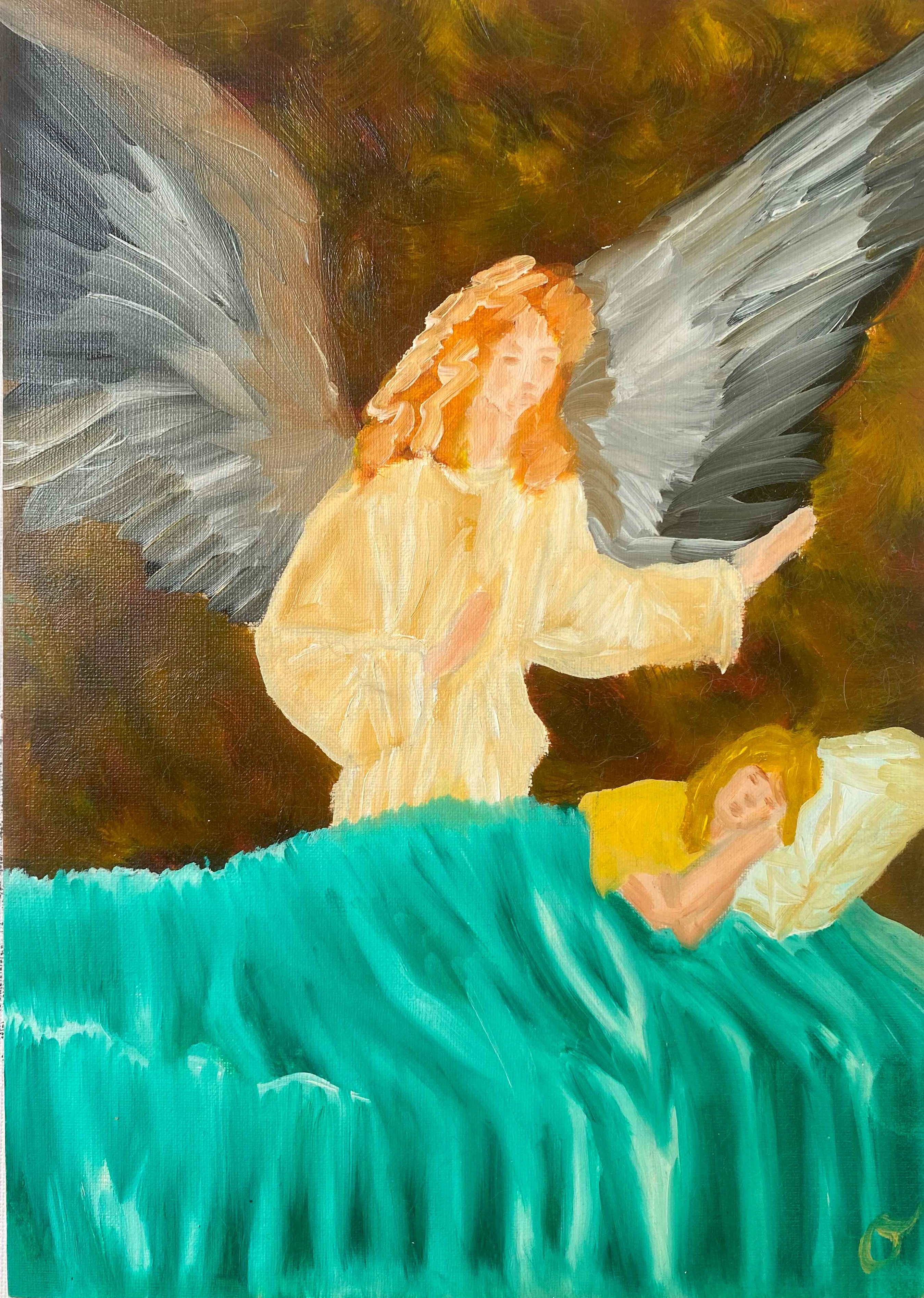 Oil on Canvas - Guardian Angel
