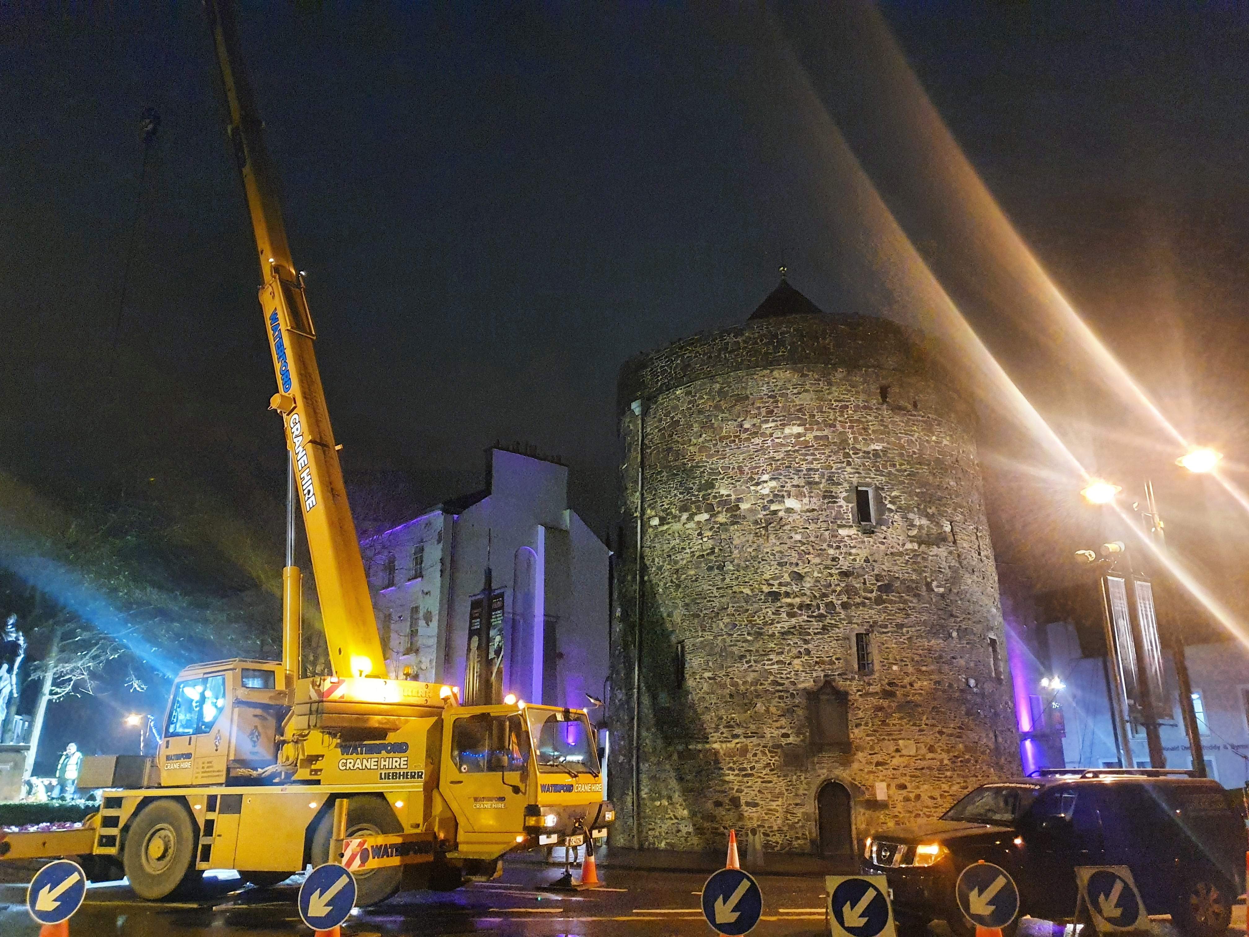 Working along side Reginald's Tower, Waterford City