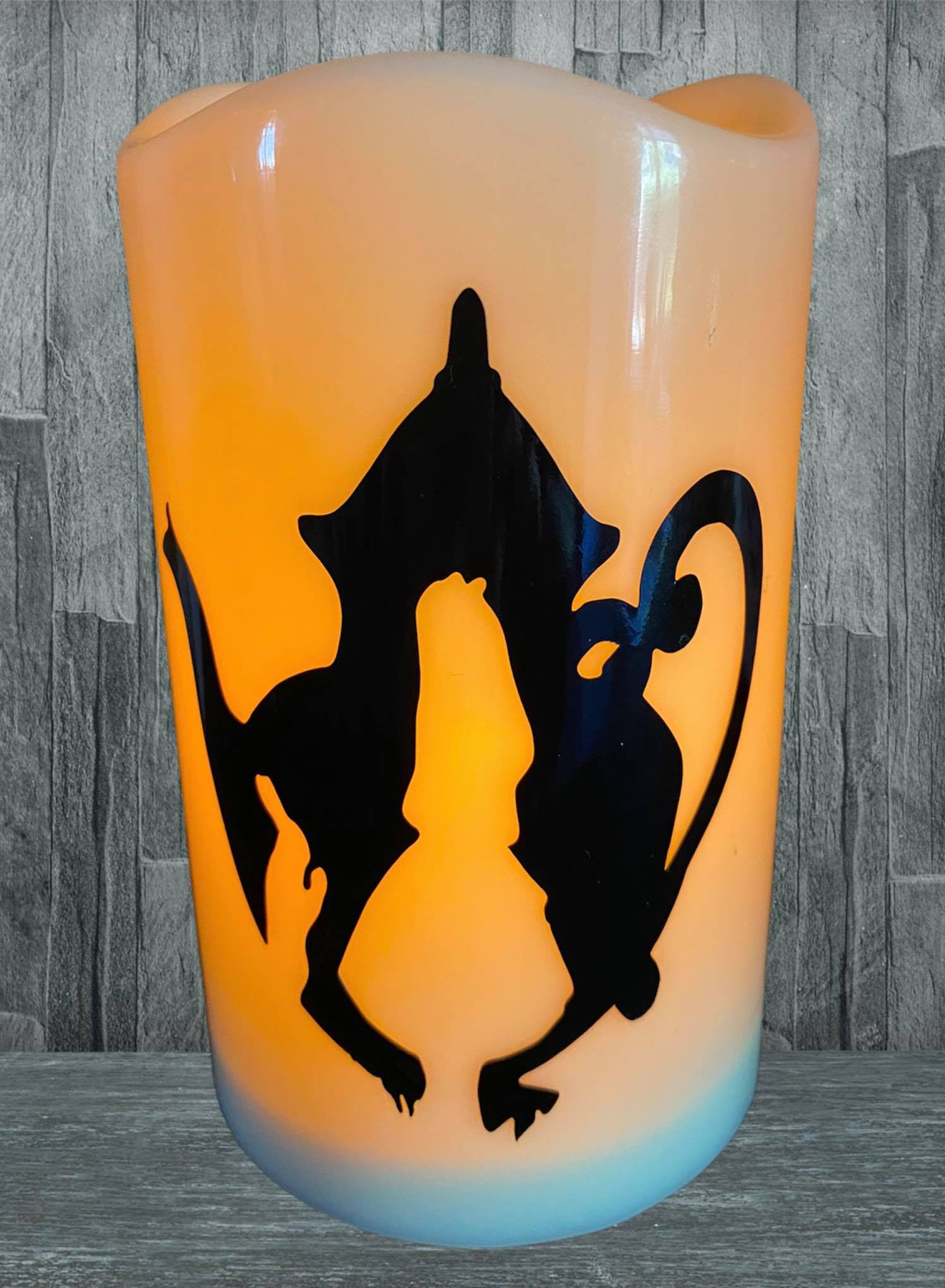 Alice In Wonderland In Teapot LED Candle
