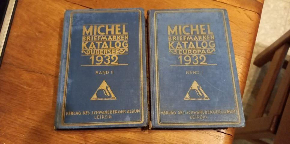 Michel Briefmarken Katalog - ubersee 1932 - Band 1 en 2