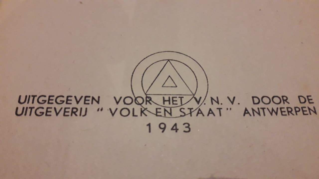 VNV brochures - Komplete Dosfelreeks 1942 - 1943 / 6 stuks Volledig