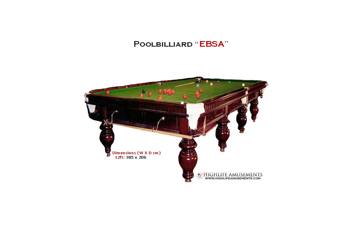 Snooker billiard "EBSA"