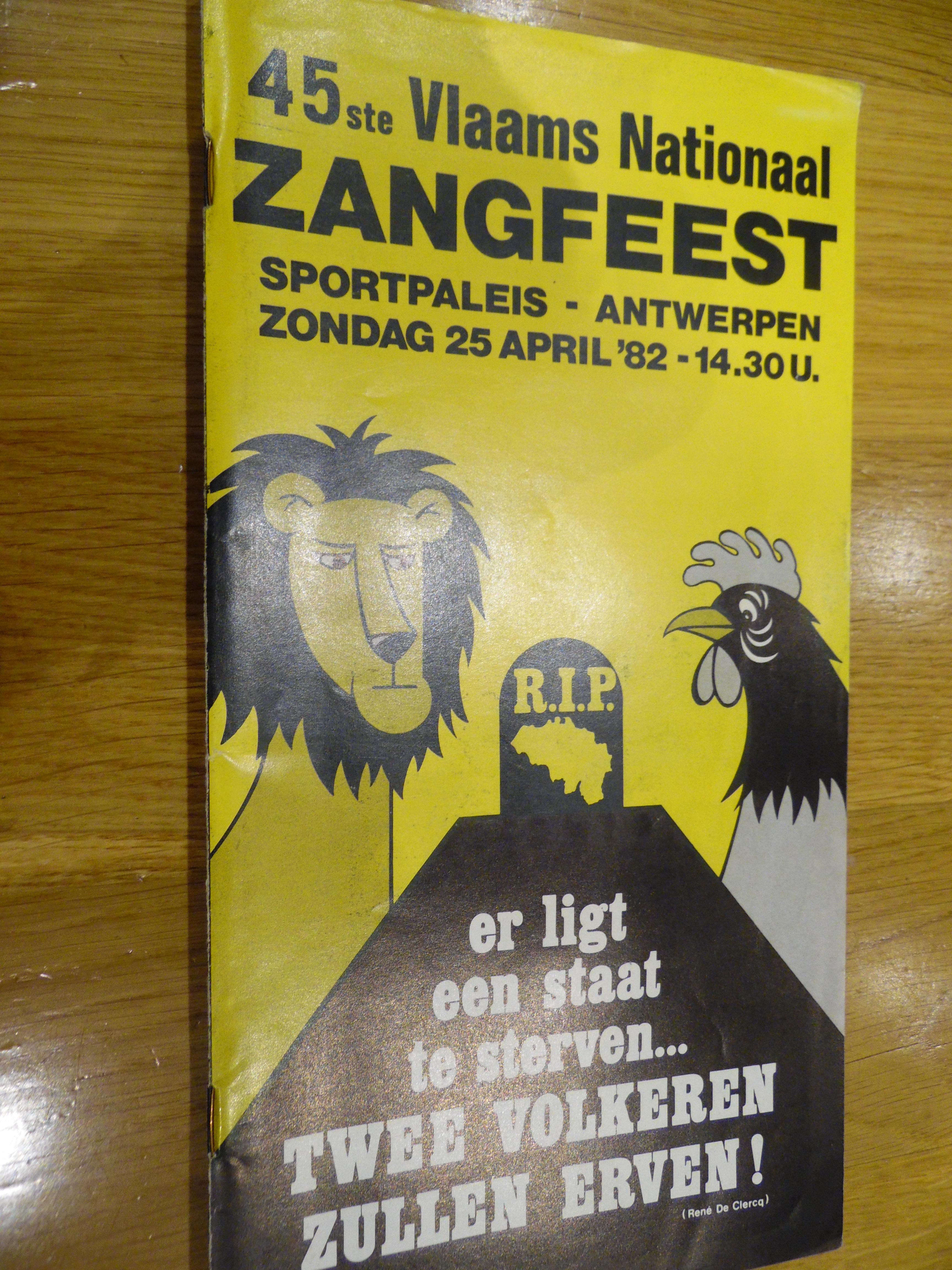 Programma Vlaams Nationaal Zangfeest 1982