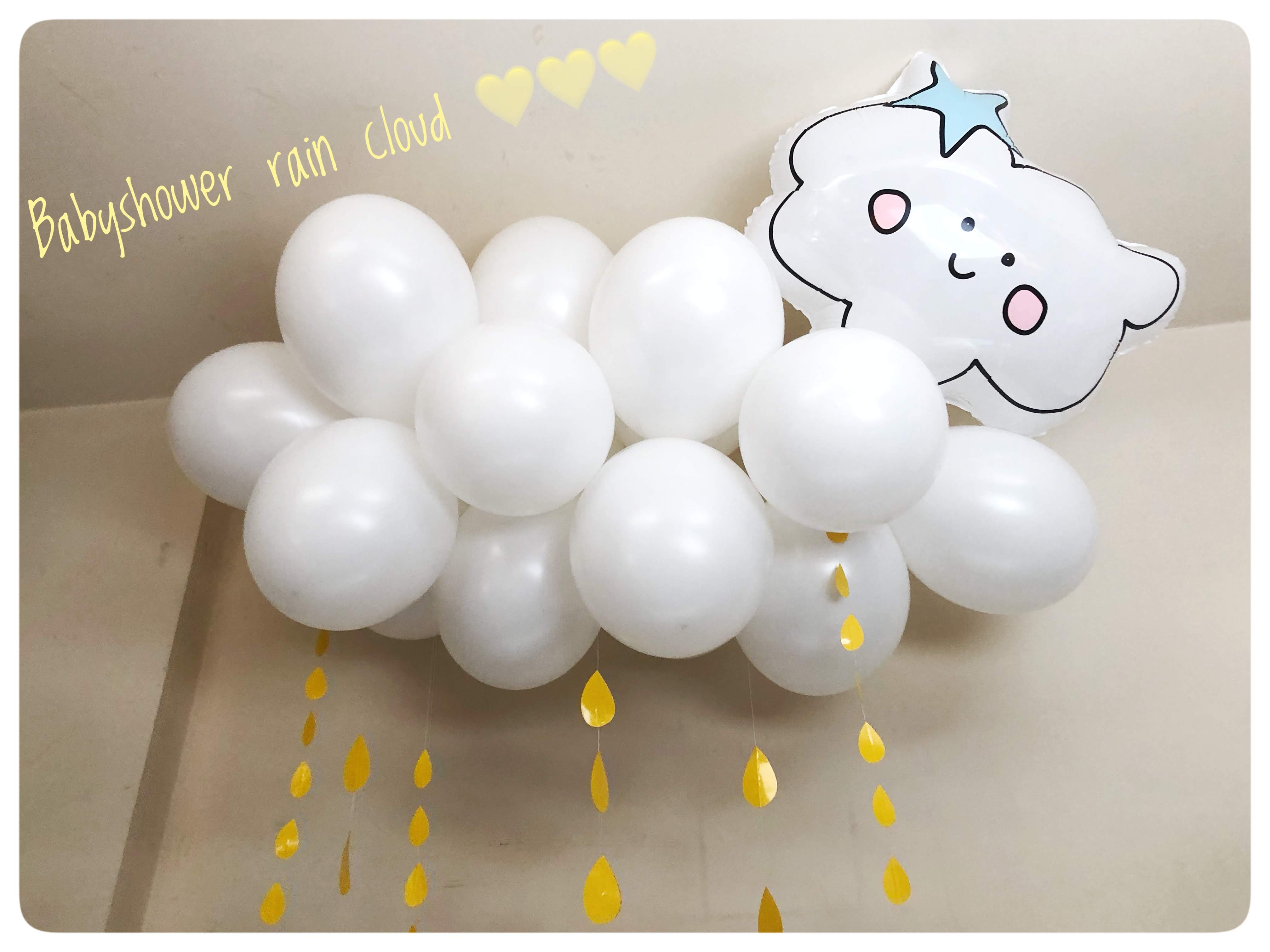 Cute baby shower rain cloud, perfect decoration for your baby shower party