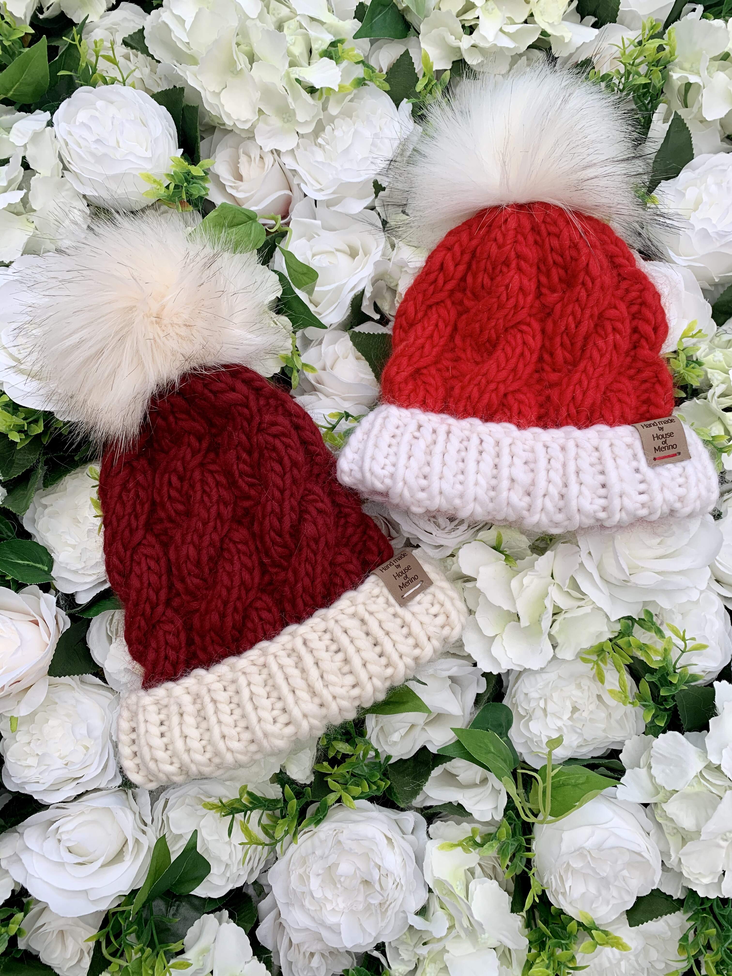 Merino hats - Christmas