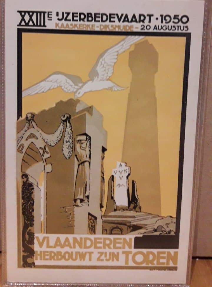 Postkaart Ijzerbedevaart Diksmuide - Ijzertoren 1950 / LN 125