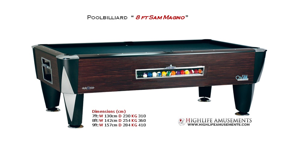 Coin-op Pooltable Magno