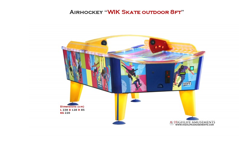 Rental Airhockey Wik "Skate outdoor 8ft"