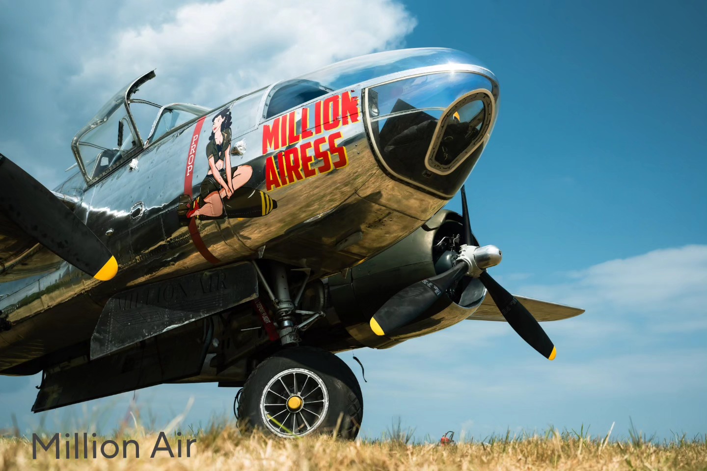 Million Air Sponsor Invader "Million Airess" to Normandy