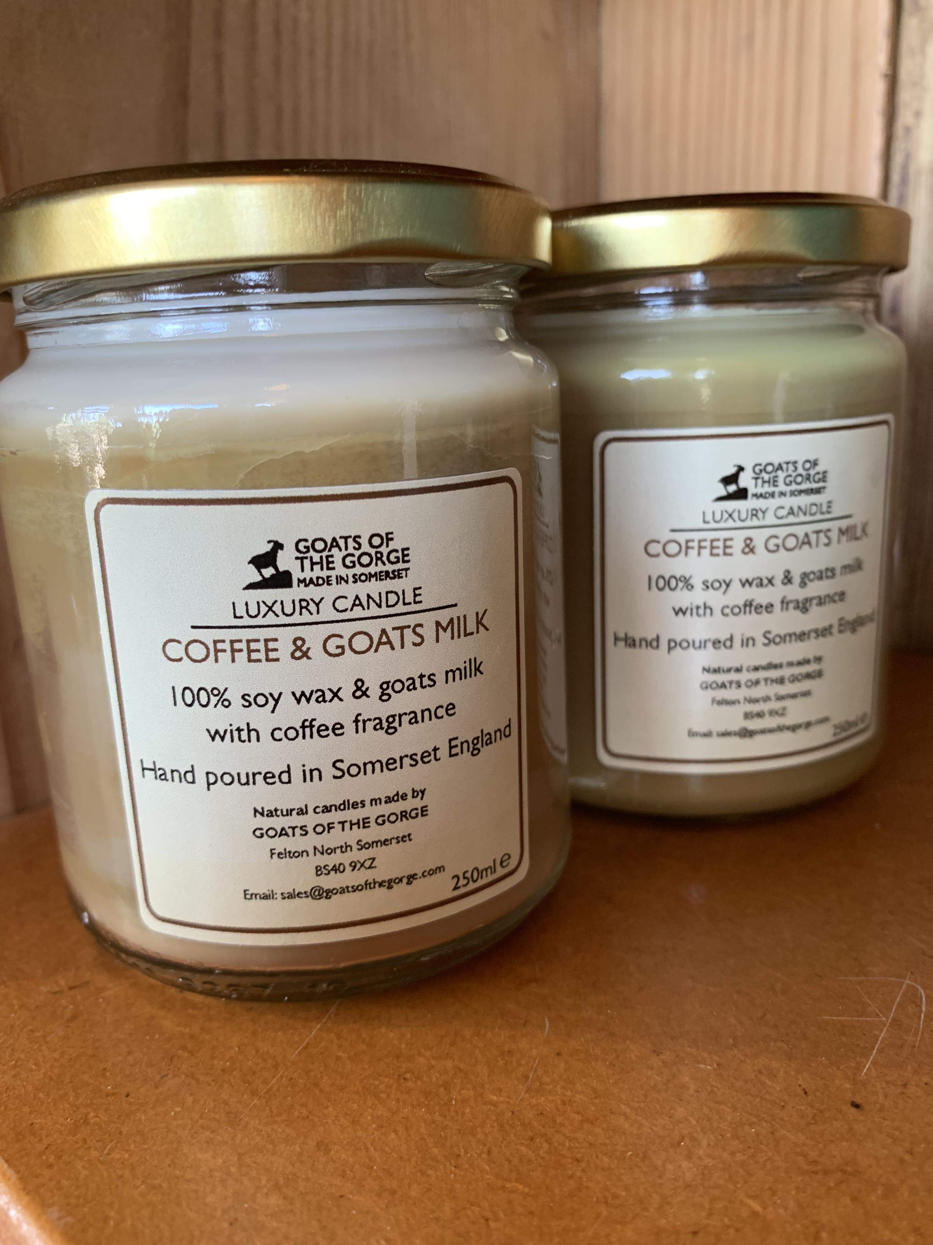 Scented Candle with Goats Milk