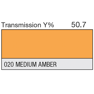 Lee 020 Medium Amber Roll