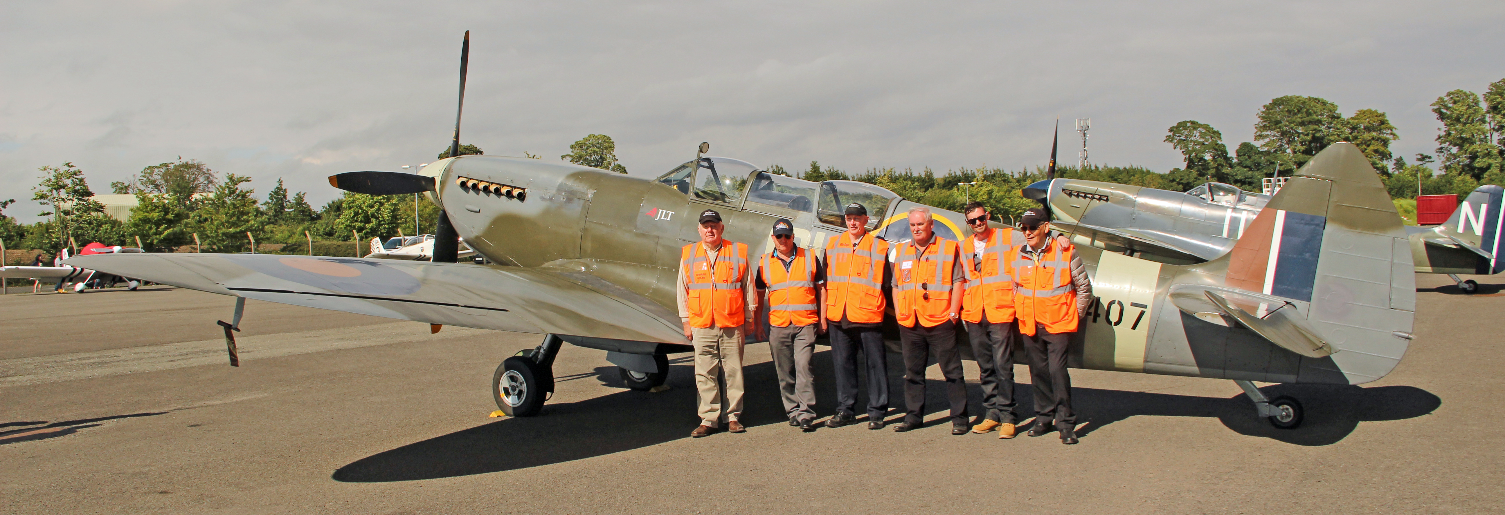 Follow Me-Aircraft Marshallers team at Weston