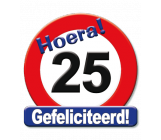 Verkeersbord deurbord verjaardag