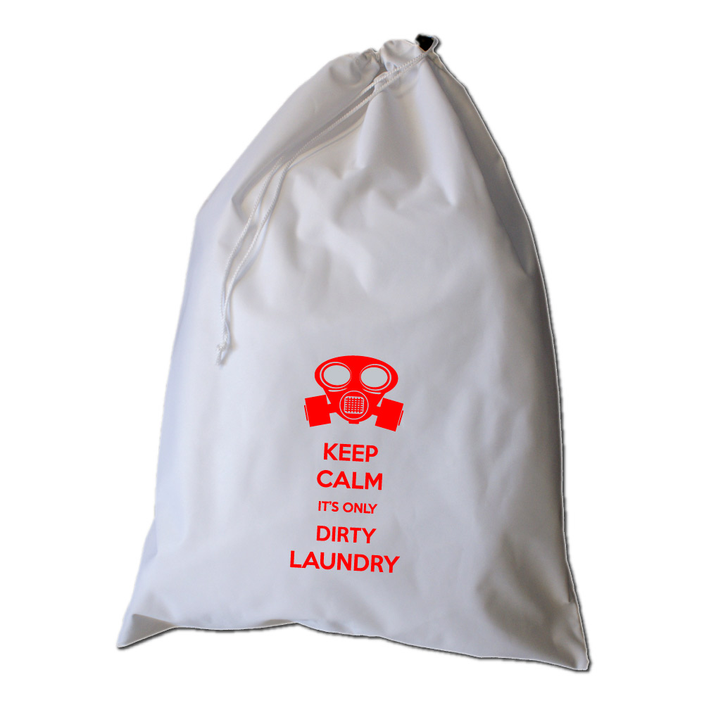 Keep Calm logo Laundry Bag size 50cm x 75cm.