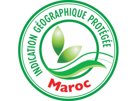 label Certificat IGP Indication géographique protégée Maroc  البيان الجغرافي المحمي المغرب Protected geographical indication PGI Morocco
