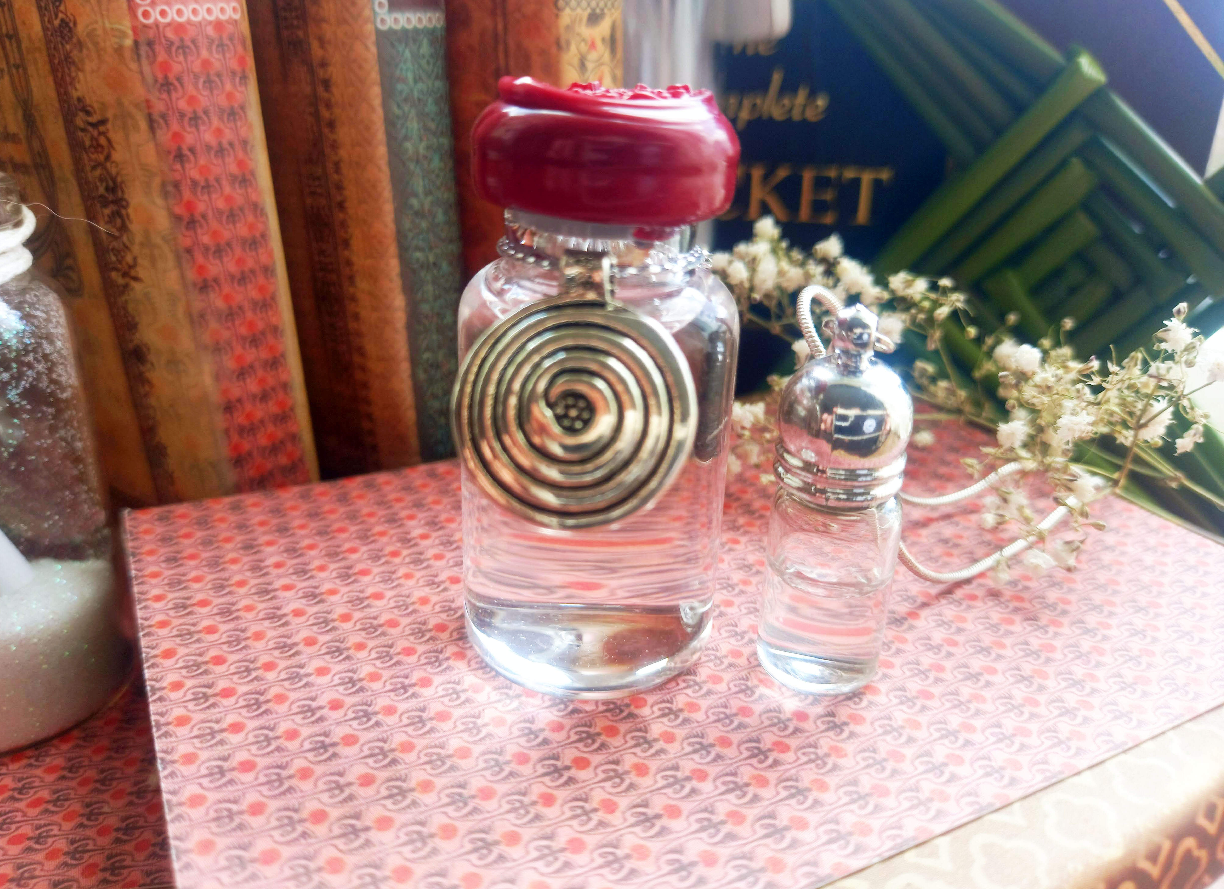 SPECIAL* St. Brigids Well Water Goddess Filled Pendant & Glass Vial