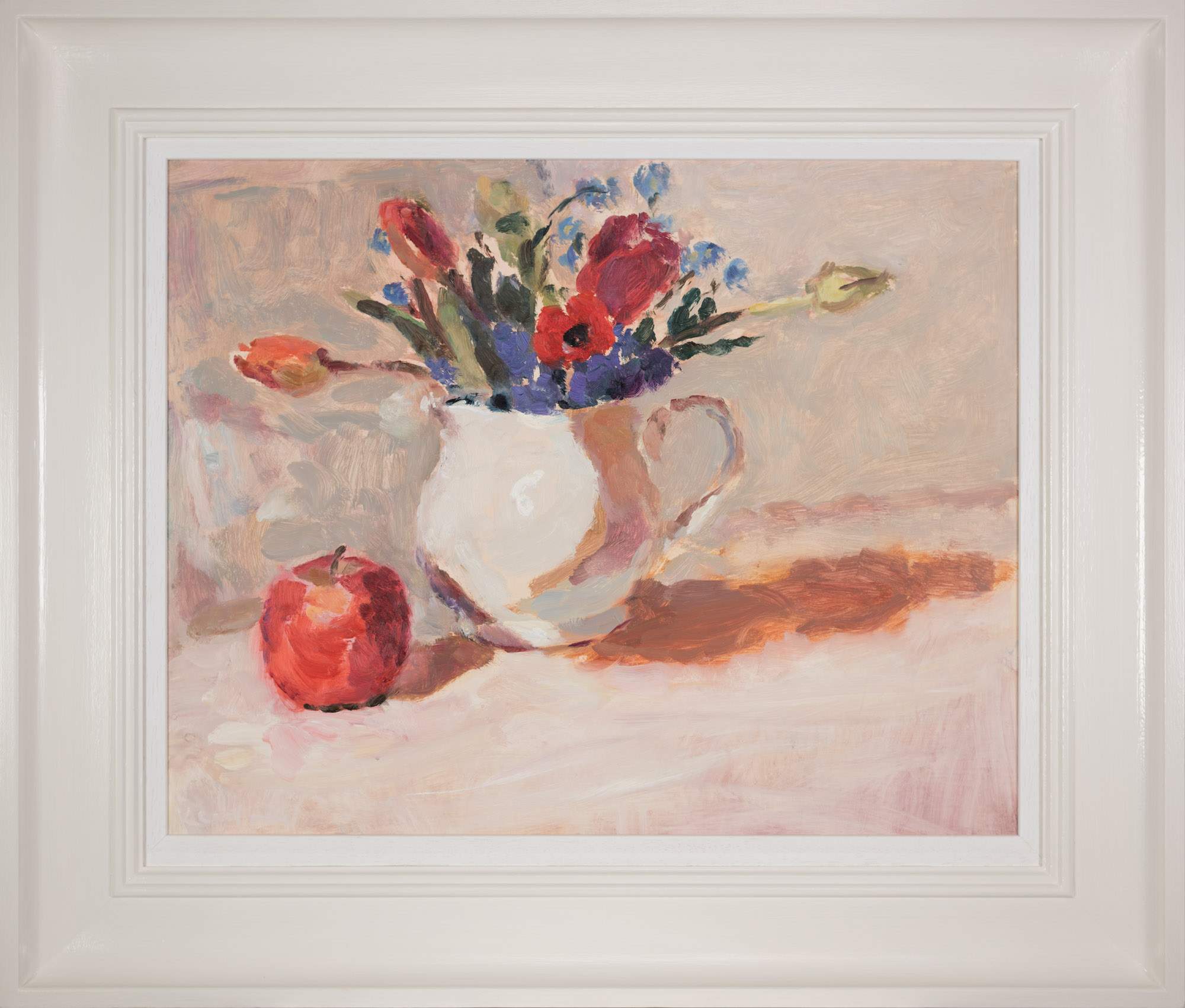Spring Flowers with an Apple