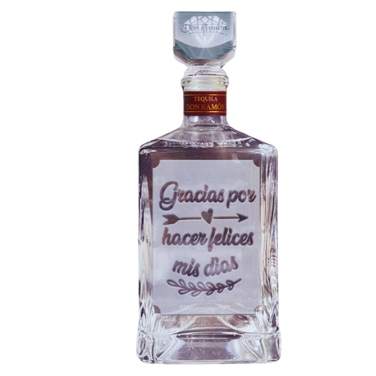 Tequila Don Ramón Reposado Cristalino Platinium  700 ml
