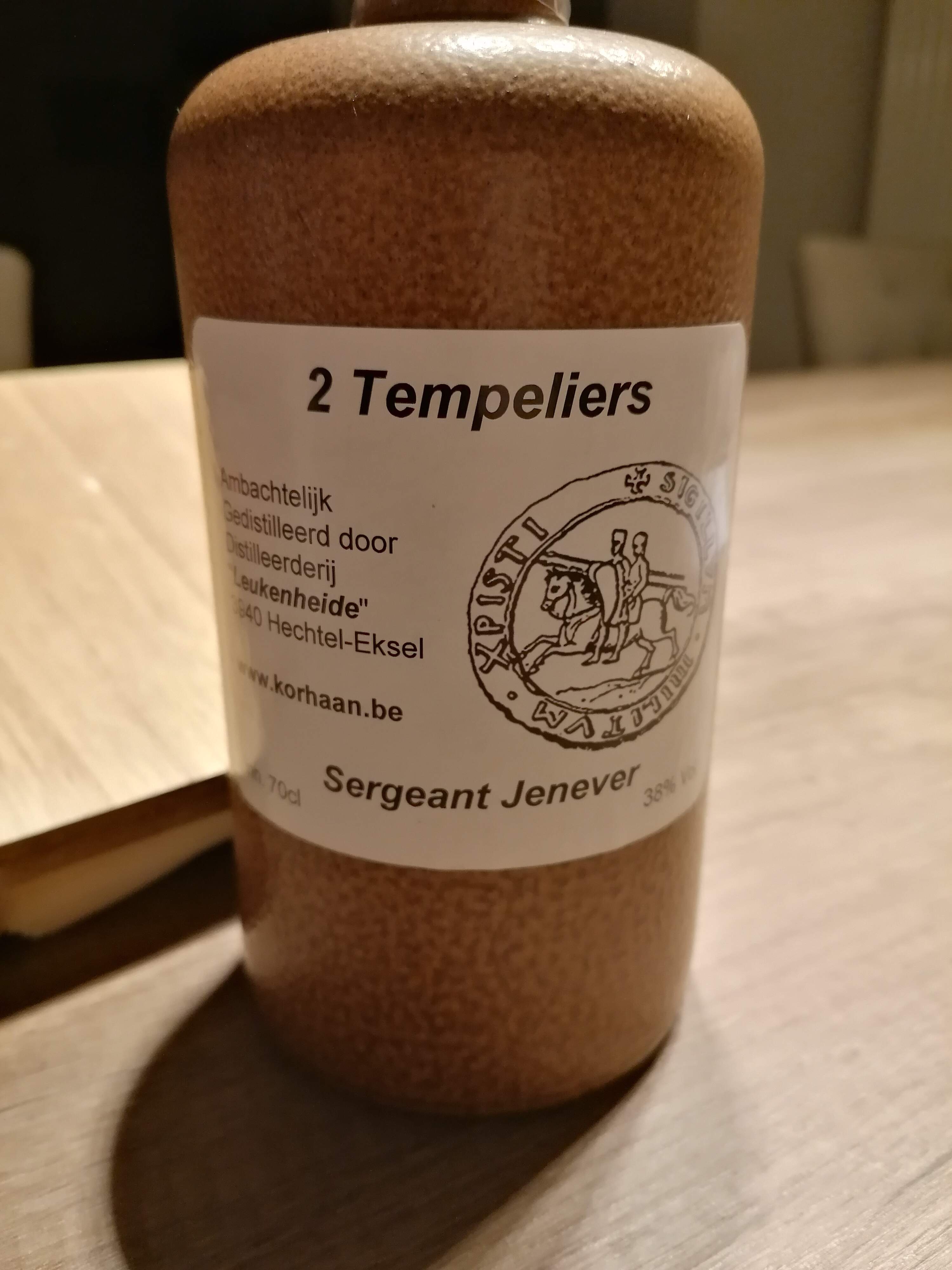 2 TEMPELIERS 'SERGEANT JENEVER' = OUT OF STOCK !!