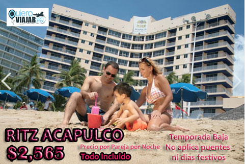 Promocion Ritz Acapulco 2020