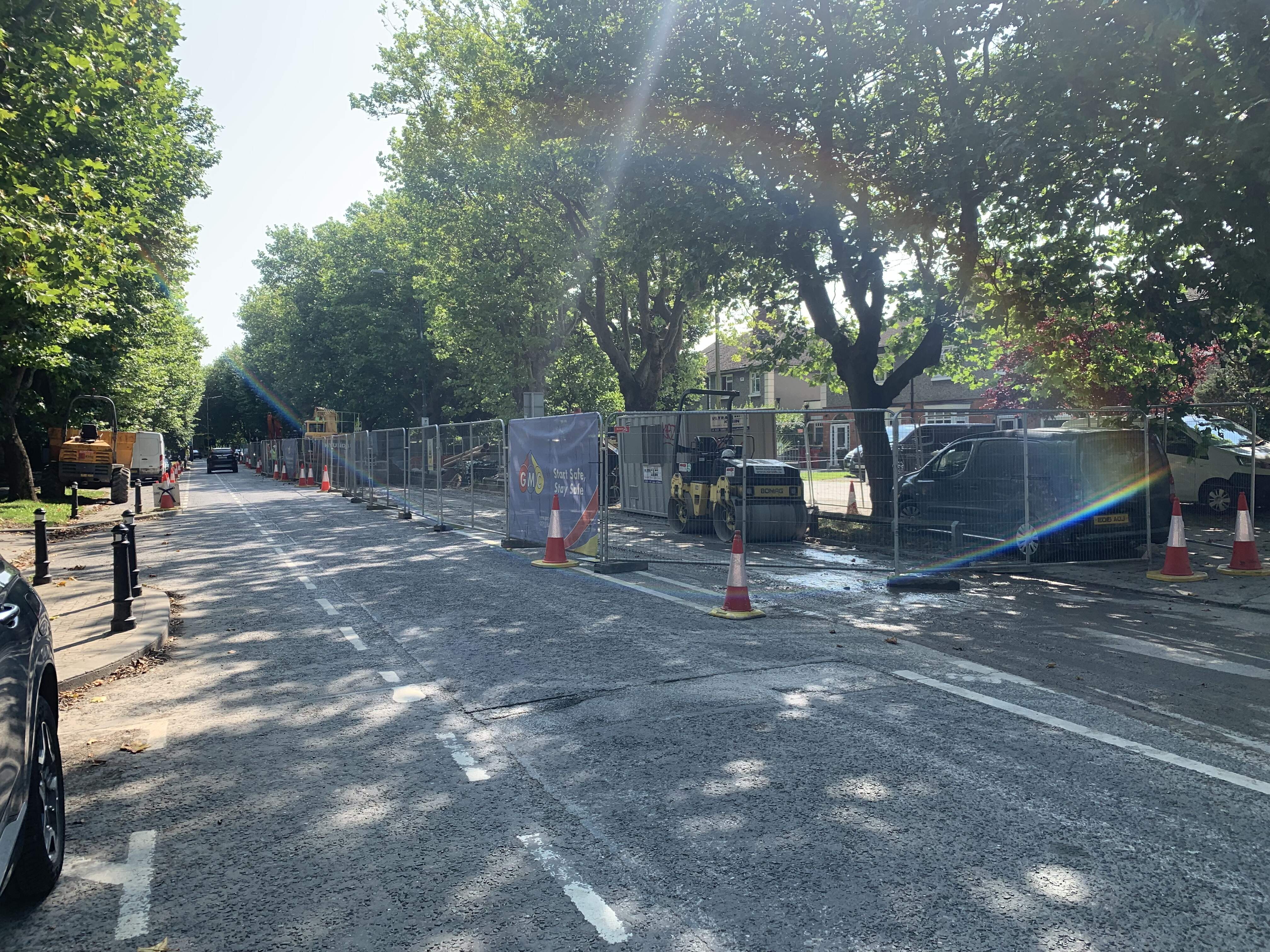Information on road works on Griffith Avenue