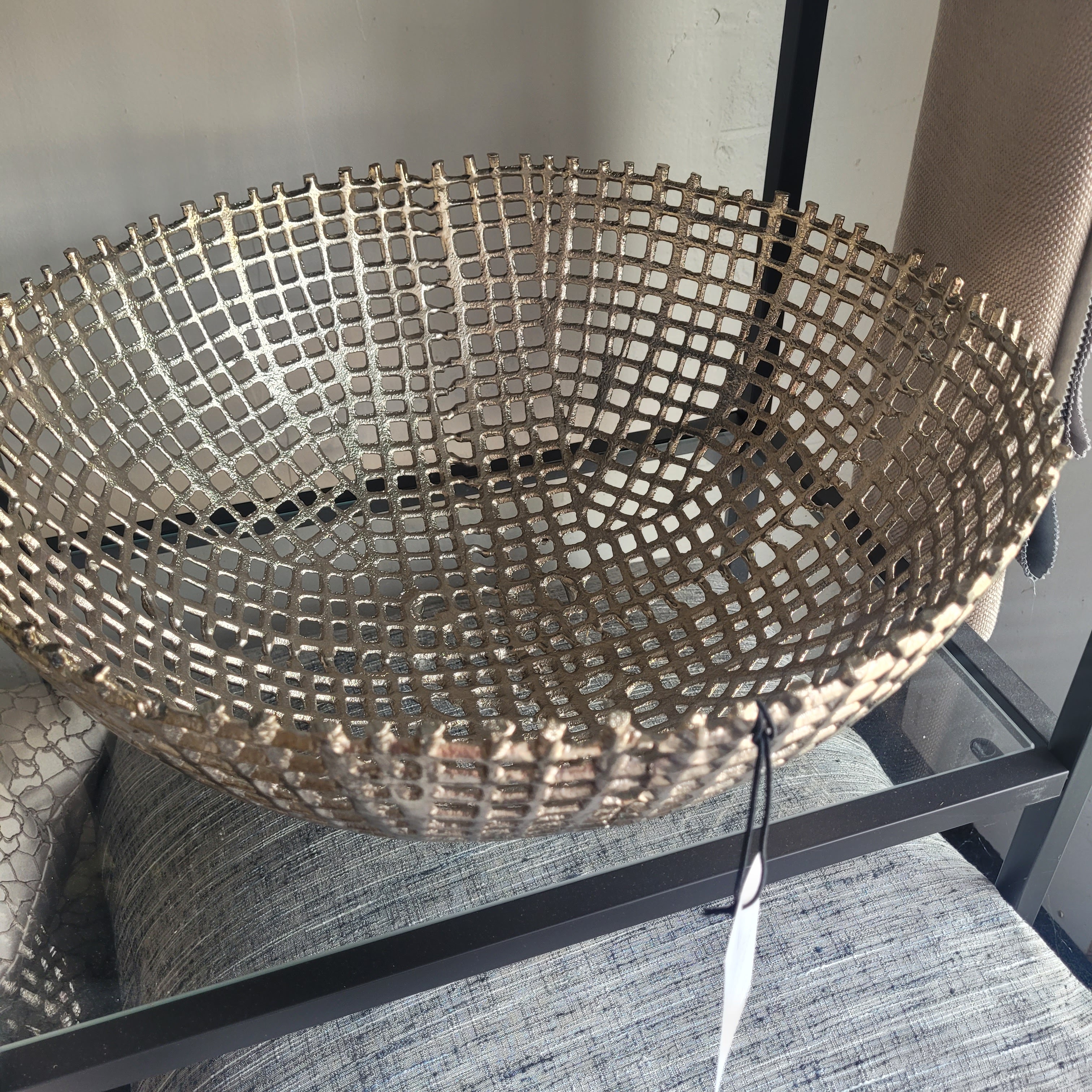 Silver Basket Style Bowl