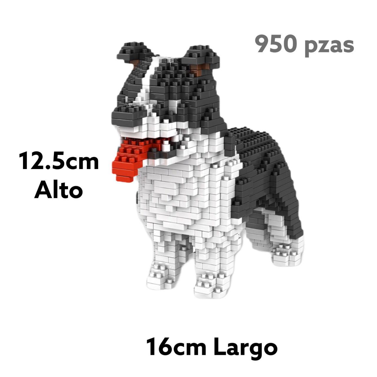 Border Collie Mini Lego Blocks