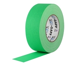 PRO GAFF® - FL Green Fluorescent Gaffer Tape (48mm by 22.8 meter)