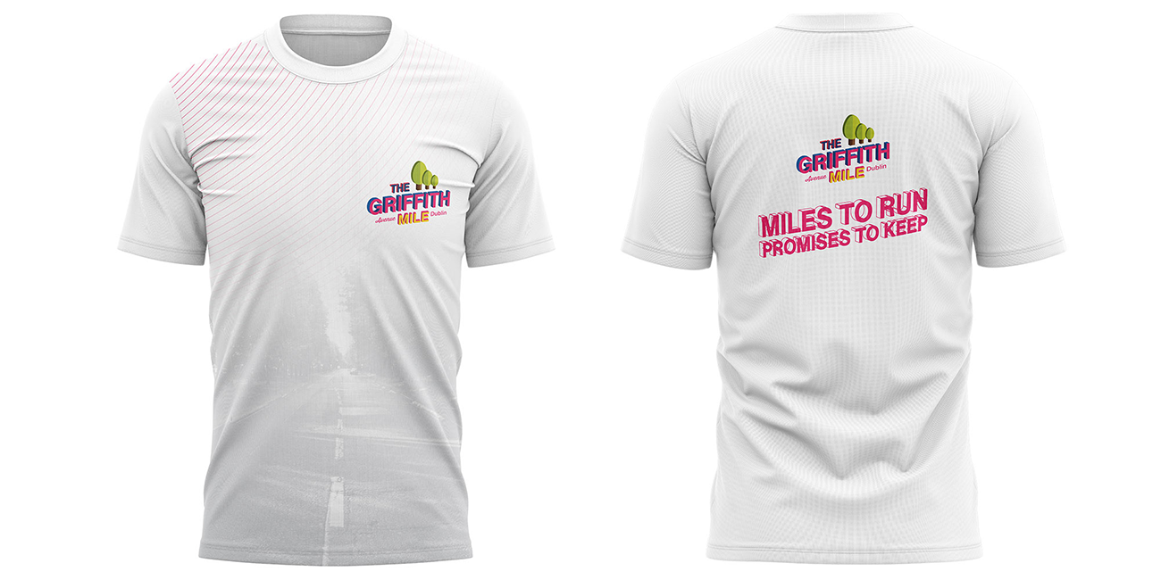 The new Griffith Avenue Mile T-shirt