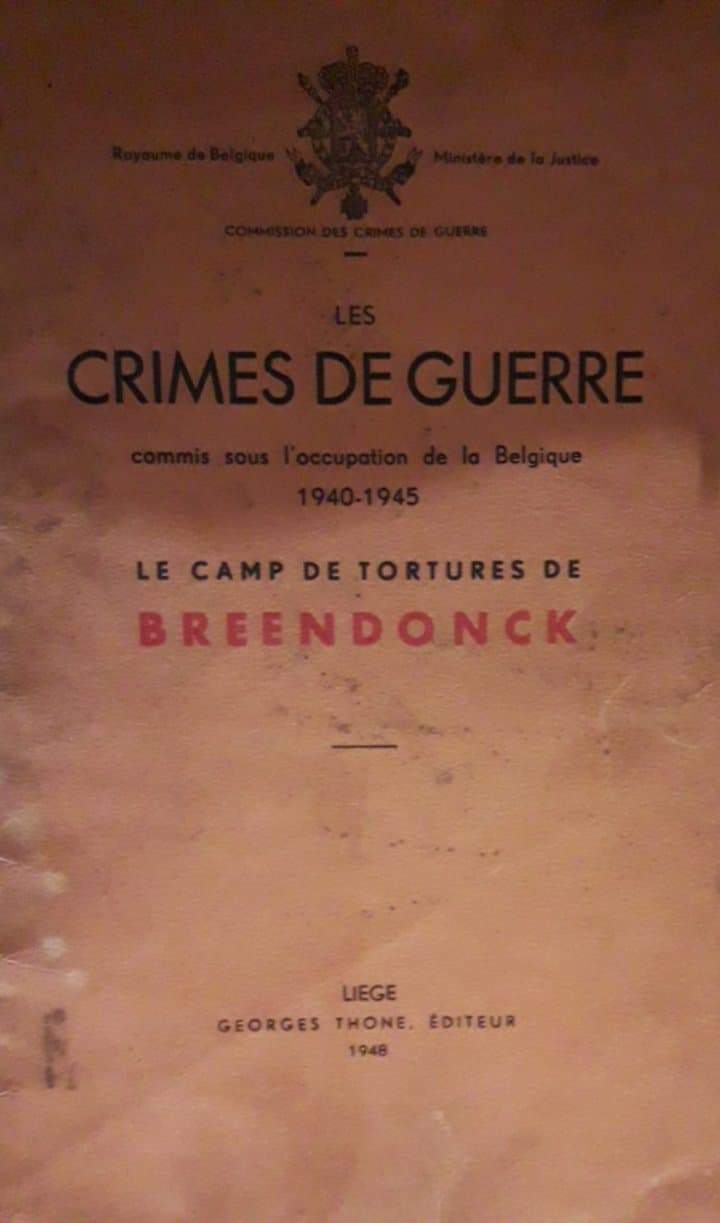 Breendonk 1940 - 1945 - Crimes de guerre / uitgave 1948