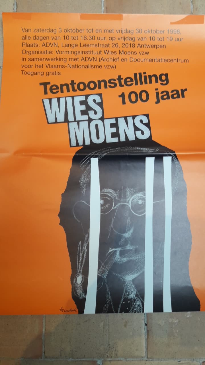 Affiche tentoonstelling 100 jaar Wies Moens