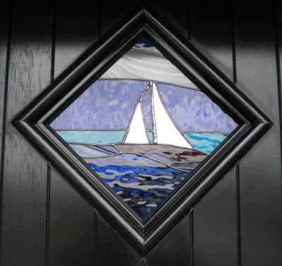 Fitted in a door in Schull